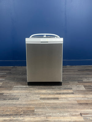 Frigidaire - 24 in Front Control Built-In Tall Tub Dishwasher in Stainless Steel with 4-cycles and DishSense Sensor Technology