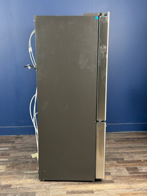 GE Cafe - 23.1 cu. ft. Smart French Door Refrigerator with Internal Water Dispenser in Stainless Steel, Counter Depth, ENERGY STAR