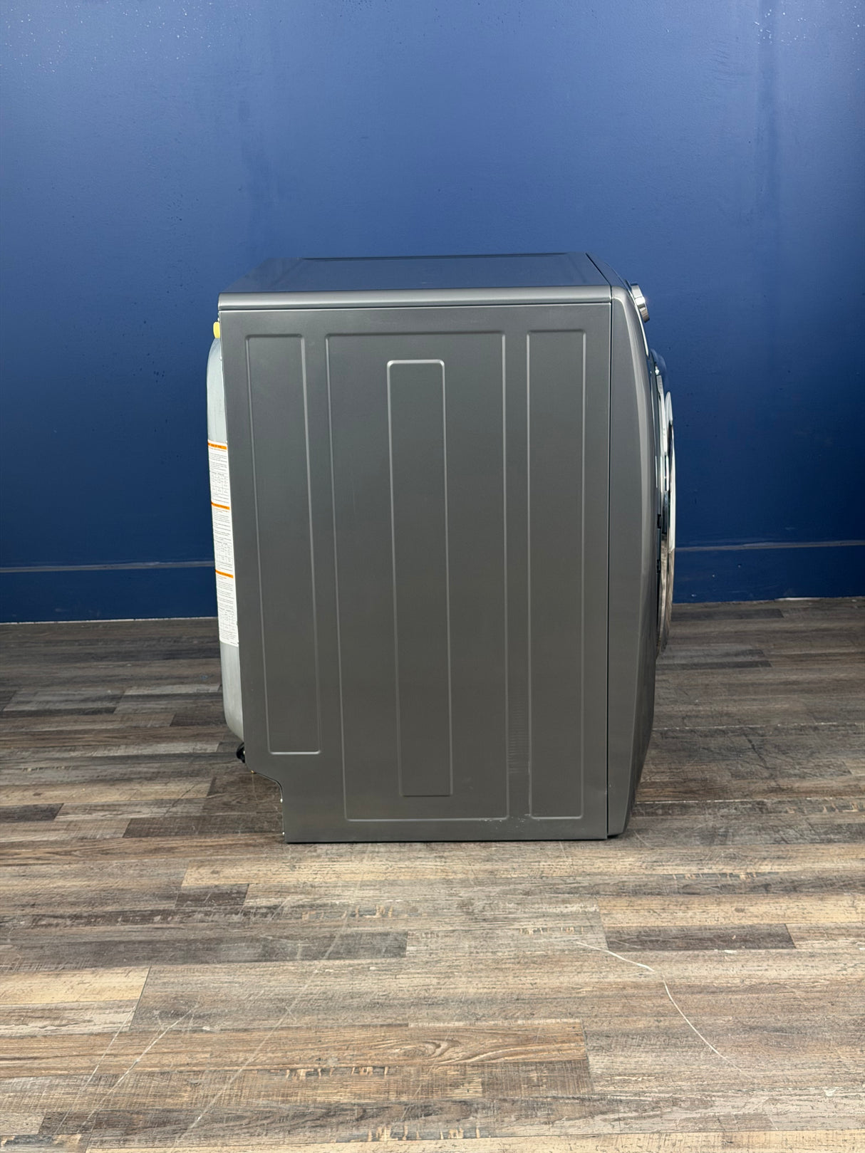 Frigidaire - 8 cu. ft. vented Front Load Stackable Electric Dryer in Titanium with LuxCare Dry and Perfect Steam