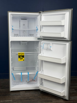 Frigidaire - 28 in. 18 cu. ft. Top Freezer Refrigerator in Fingerprint-Resistant Stainless Look, ENERGY STAR