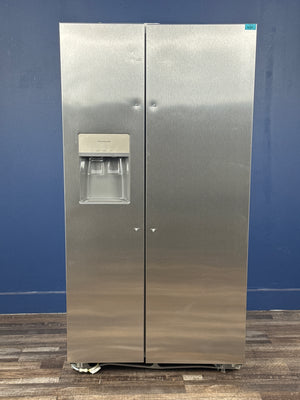Frigidaire - 36 in. 26 cu. ft. Standard Depth Side by Side Refrigerator in Stainless Steel