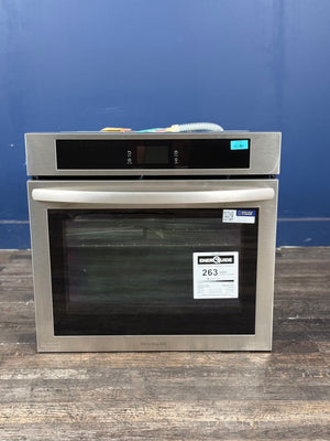 Frigidaire - 30 in. Single Electric Built-In Wall Oven with Convection in Stainless Steel