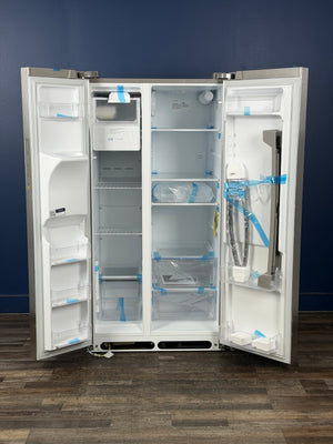 Frigidaire - 36 in. 26 cu. ft. Standard Depth Side by Side Refrigerator in Stainless Steel