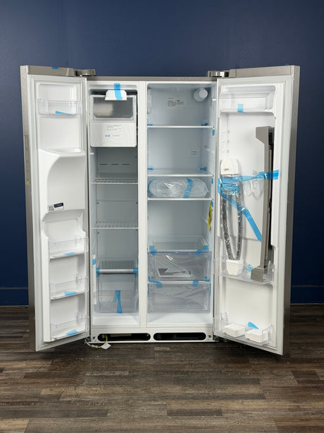 Frigidaire - 36 in. 26 cu. ft. Standard Depth Side by Side Refrigerator in Stainless Steel