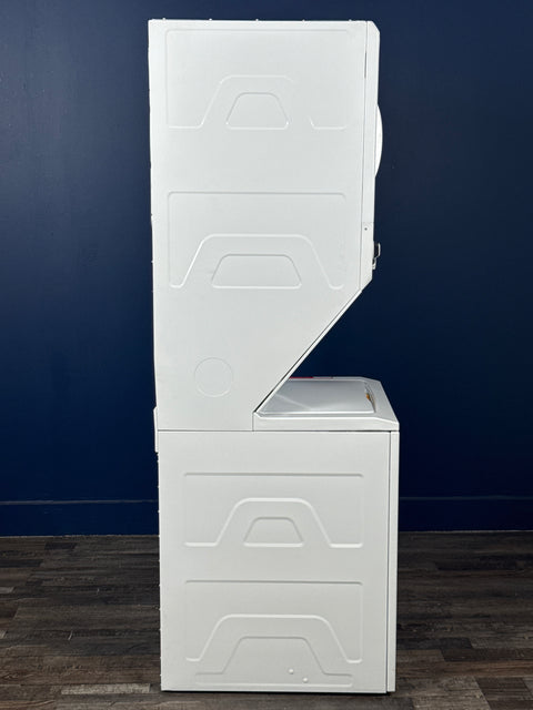 GE - 2.3 cu. ft. Washer 4.4 cu. ft. Electric Dryer Combo in White