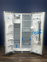 Frigidaire - 36 in. 26 cu. ft. Standard Depth Side by Side Refrigerator in Stainless Steel