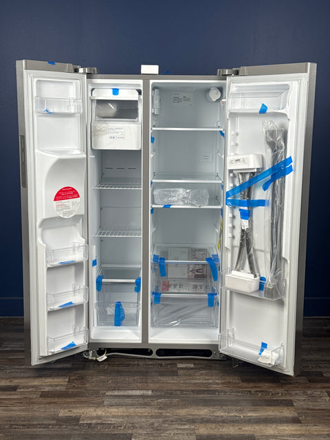 Frigidaire - 36 in. 26 cu. ft. Standard Depth Side by Side Refrigerator in Stainless Steel