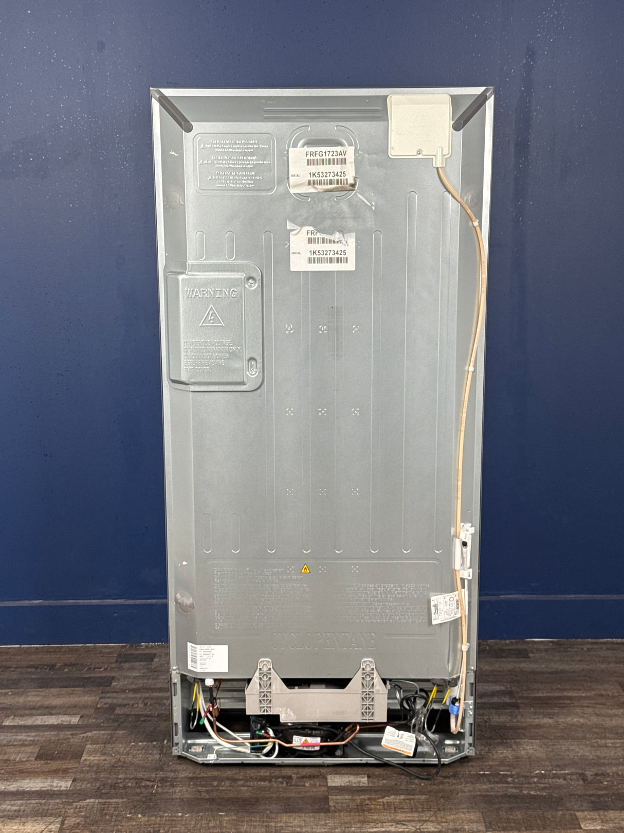 Frigidaire - 31.5 in. 18 cu. ft. Counter Depth French Door Refrigerator in Fingerprint-Resistant Stainless Look