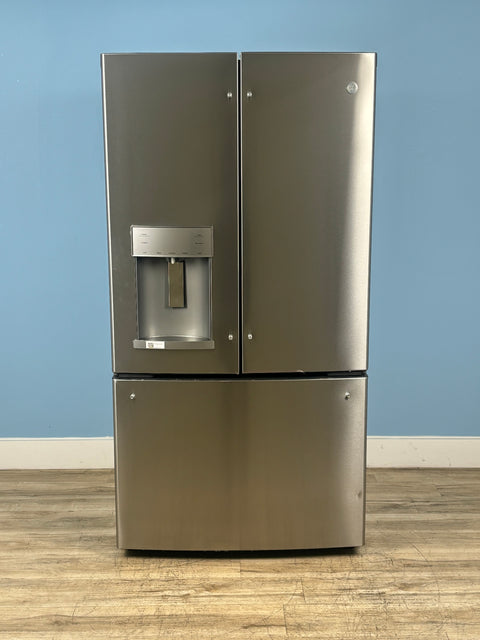 GE - 22.1 cu. ft. French Door Refrigerator in Fingerprint Resistant Stainless Steel, Counter Depth and ENERGY STAR