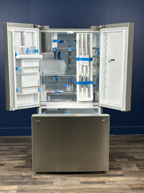 Frigidaire - 36 in. Gallery 28 cu. ft. Standard Depth French Door Refrigerator in Smudge-Proof Stainless Steel