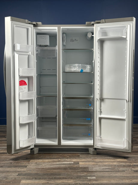 Frigidaire - Gallery 36 in. 26 cu. ft. Standard Depth Side-by-Side Refrigerator in Stainless Steel with Internal Water Dispenser