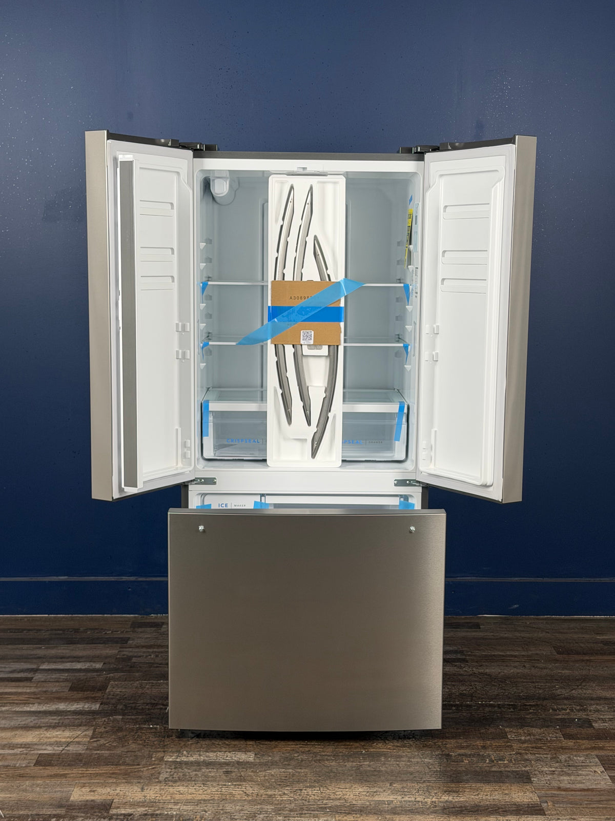 Frigidaire - 31.5 in. 18 cu. ft. Counter Depth French Door Refrigerator in Fingerprint-Resistant Stainless Look