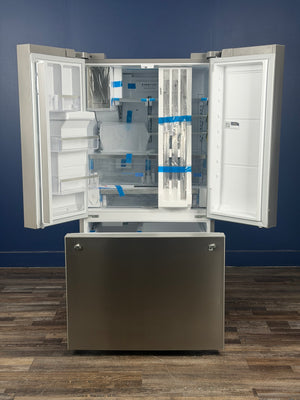 Frigidaire - Gallery 36 in. 28 cu. ft. Standard Depth French Door Refrigerator in Smudge-Proof Stainless Steel with Dual Ice Maker
