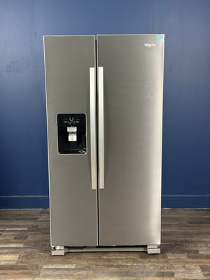 Whirlpool - 24.5 cu. ft. Side by Side Refrigerator in Fingerprint Resistant Stainless Finish
