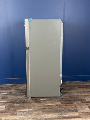 Frigidaire - 27.6 in. 14 cu. ft. Top Freezer Refrigerator in Fingerprint-Resistant Stainless Look, ENERGY STAR