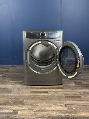 Electrolux - 8 cu. ft. Titanium Front Load Perfect Steam Gas Dryer with Predictive Dry and Instant Refresh