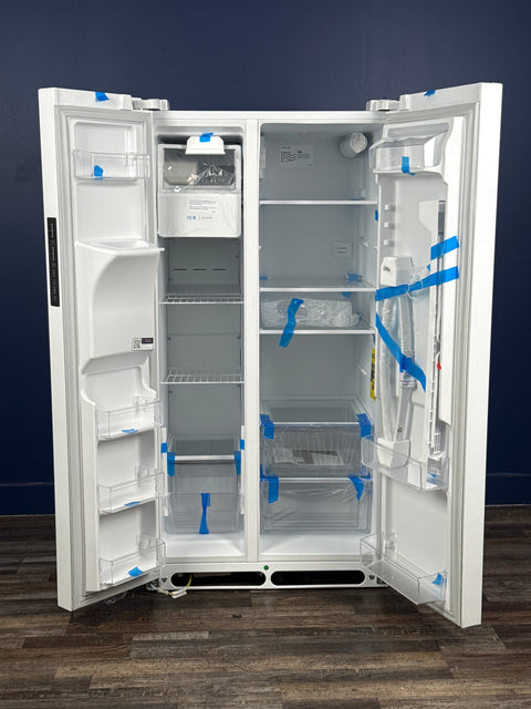 Frigidaire - 36 in. 26 cu. ft. Standard Depth Side by Side Refrigerator in White