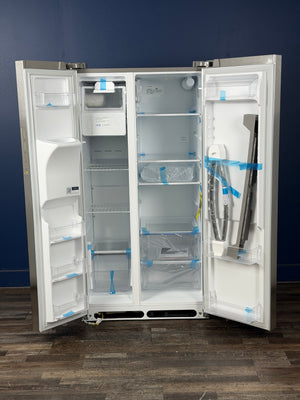 Frigidaire - 36 in. 26 cu. ft. Standard Depth Side by Side Refrigerator in Stainless Steel