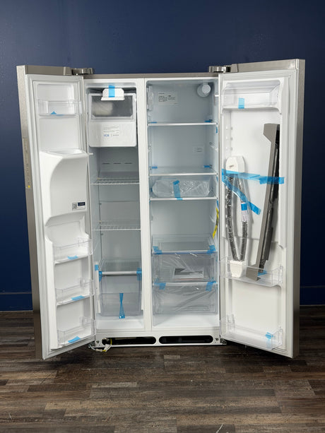 Frigidaire - 36 in. 26 cu. ft. Standard Depth Side by Side Refrigerator in Stainless Steel