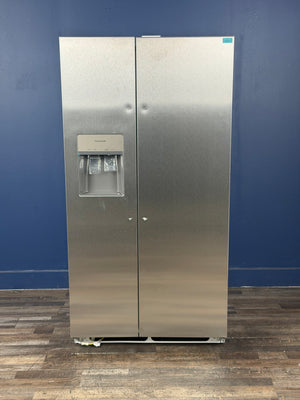Frigidaire - 36.1 in. 22.3 cu. ft. Counter Depth Side-by-Side Refrigerator in Stainless Steel