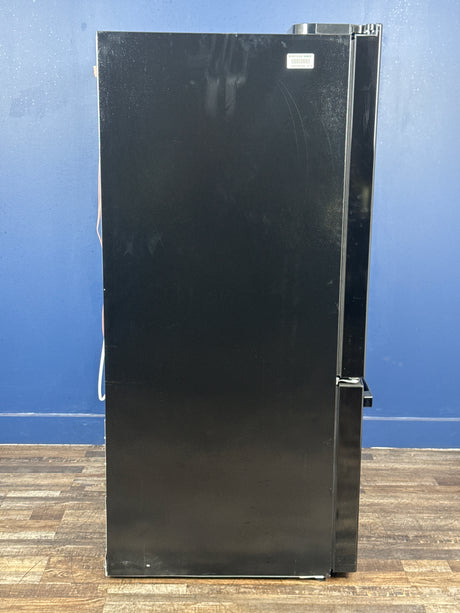 GE - 27 cu. ft. French Door Refrigerator in Black with Internal Dispenser, ENERGY STAR