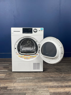 GE - 4.1 cu. ft. 240-Volt White Electric Ventless Dryer, ENERGY STAR