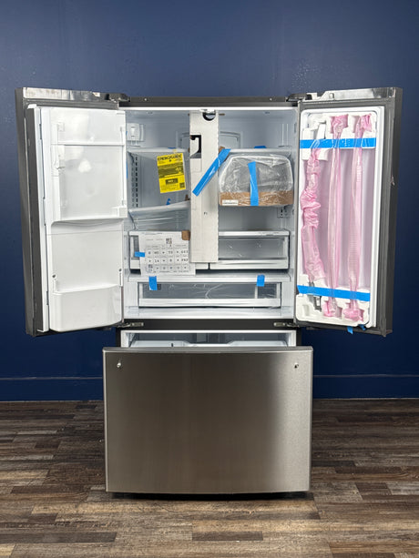 GE Profile - Profile 22.1 cu. ft. French Door Refrigerator with Hands-Free Autofill in Stainless Steel, Counter Depth