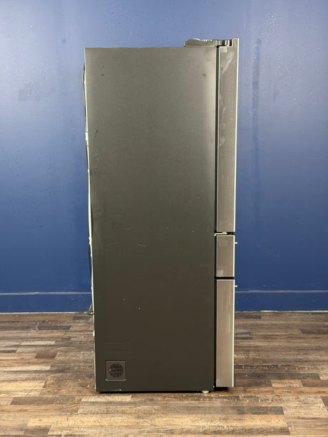 GE Profile - Profile 36 in. 23.3 cu. ft. Smart Counter-Depth Fingerprint Resistant 4-Door French-Door Refrigerator with Door In Door