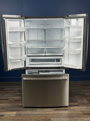 GE Profile - Profile 23.1 cu. ft. French Door Refrigerator in Fingerprint Resistant Stainless Steel, Counter Depth, ENERGY STAR