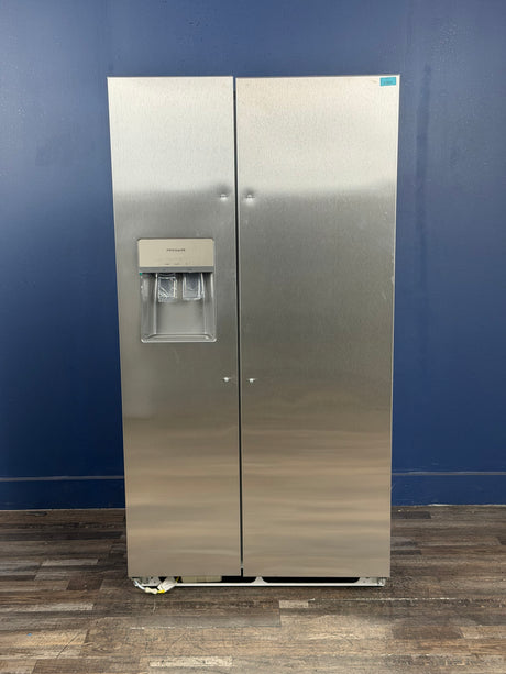 Frigidaire - 36 in. 26 cu. ft. Standard Depth Side by Side Refrigerator in Stainless Steel