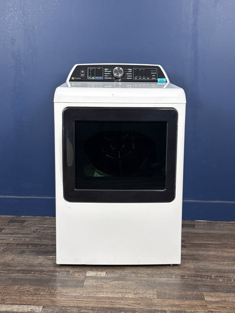 GE Profile - Profile 7.4 cu. ft. Smart Gas Dryer in White with Steam, Sanitize Cycle, and Sensor Dry, ENERGY STAR