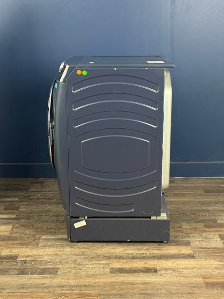 GE Profile - Profile 7.8 cu. ft. vented Gas Dryer in Sapphire Blue with Steam and Sanitize Cycle, ENERGY STAR