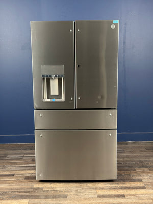GE Profile - Profile 27.9 cu. ft. Smart 4-Door French Door Refrigerator with Door-in-Door in Fingerprint Resistant Stainless Steel