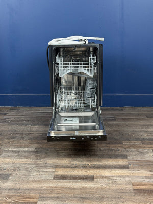 Haier - 18 in. Top Control Built-In Dishwasher in Stainless Steel with 3-Cycles