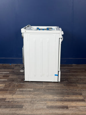 Frigidaire - 30 in. 5 Burners Slide in Front Control Gas Range with Steam Clean in White