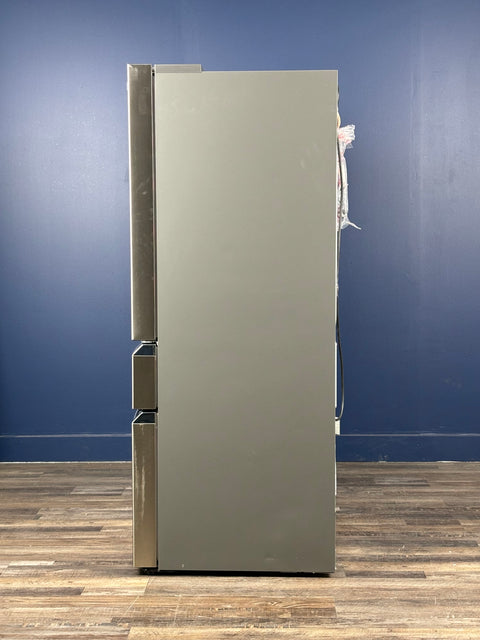 Frigidaire - Gallery 36 in. 22 cu. ft. Counter-Depth 4-Door French Door Refrigerator in Smudge-Proof Stainless Steel