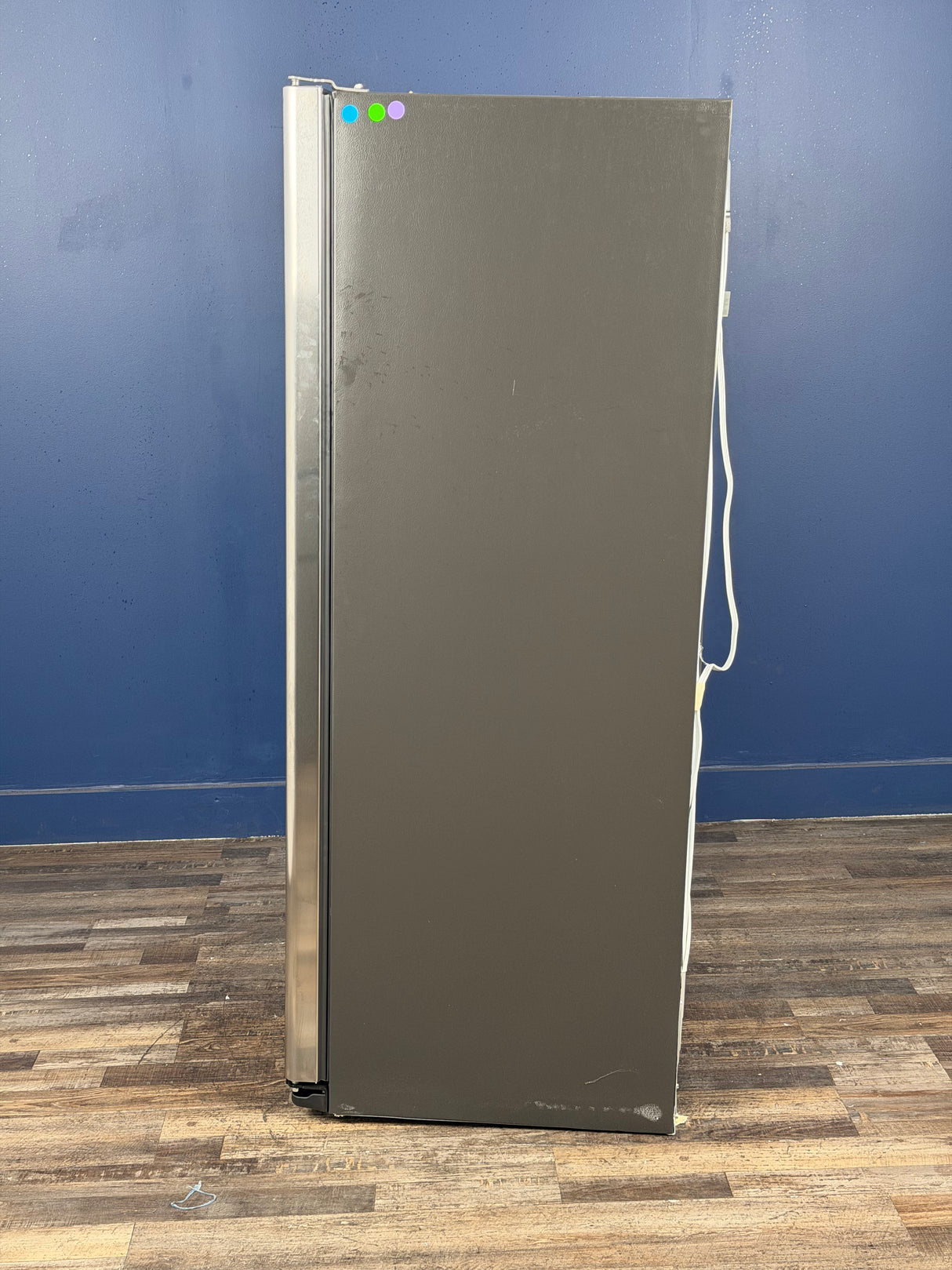 GE - 21.9 cu. ft. Side by Side Refrigerator in Stainless Steel, Counter Depth