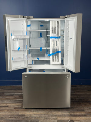 Frigidaire - 36 in 29 cu. ft. Standard Depth French Door Refrigerator in Smudge-Proof Stainless Steel with Internal Water Dispenser