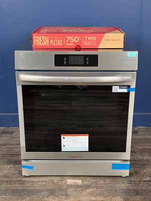 Frigidaire - Gallery 30 in. 5 Element Slide-In Induction Range in Smudge-Proof Stainless Steel with Stone-Baked Pizza