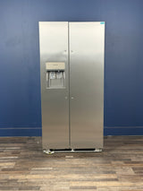 Frigidaire - 33 in. 22.3 cu. ft. Standard Depth Side by Side Refrigerator in Stainless Steel