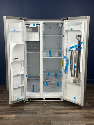 Frigidaire - 36 in. 26 cu. ft. Standard Depth Side by Side Refrigerator in Stainless Steel