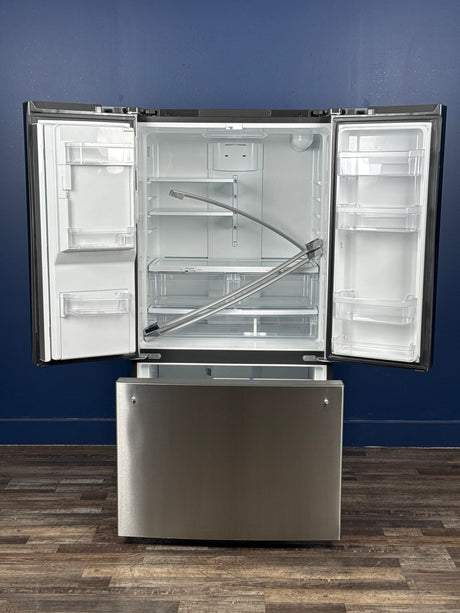 GE - 20.6 cu. ft. Counter Depth French Door Refrigerator in Fingerprint Resistant Stainless, ENERGY STAR