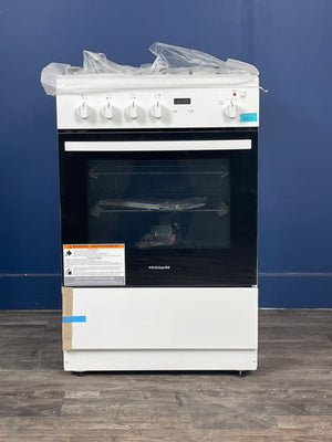 Frigidaire - 24 in. 1.9 cu. ft. Freestanding Gas Range with Manual Clean in White