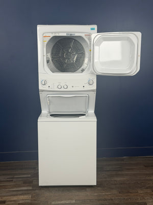GE - 3.8 cu. ft. Washer 5.9 cu. ft. Electric Dryer Combo in White
