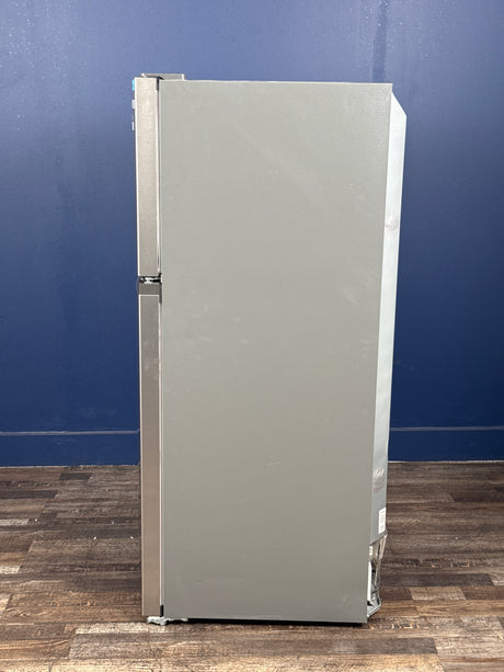 Frigidaire - 27.6 in. 14 cu. ft. Top Freezer Refrigerator in Fingerprint-Resistant Stainless Look, ENERGY STAR