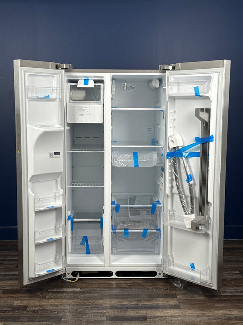 Frigidaire - 36 in. 26 cu. ft. Standard Depth Side by Side Refrigerator in Stainless Steel