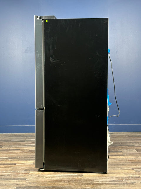 Frigidaire - 36 in. Gallery 28 cu. ft. Standard Depth French Door Refrigerator in Smudge-Proof Black Stainless Steel