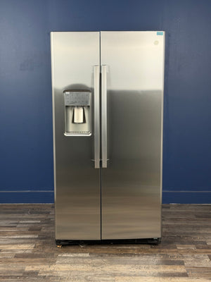 GE Profile - Profile 25.3 cu. ft. Side by Side Refrigerator in Fingerprint Resistant Stainless Steel, ENERGY STAR