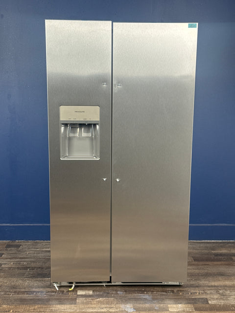 Frigidaire - 36.1 in. 22.3 cu. ft. Counter Depth Side-by-Side Refrigerator in Stainless Steel