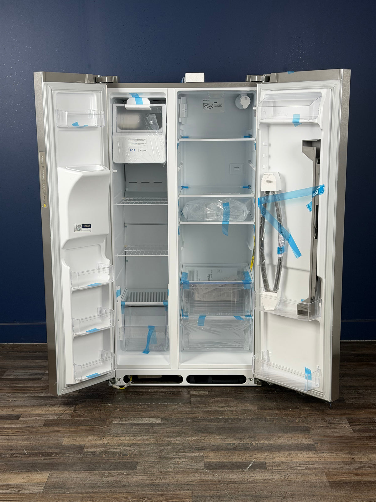Frigidaire - 36 in. 26 cu. ft. Standard Depth Side by Side Refrigerator in Stainless Steel